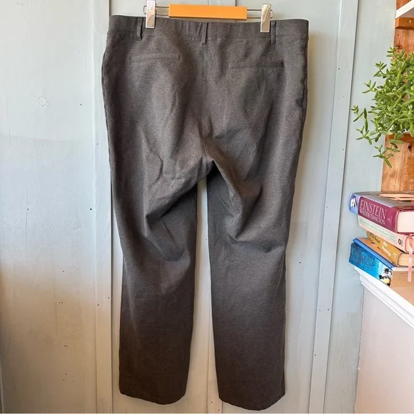 Quince Ultra-Stretch Ponte Bootcut Pants Charcoal Flare XL - Picture 7 of 11